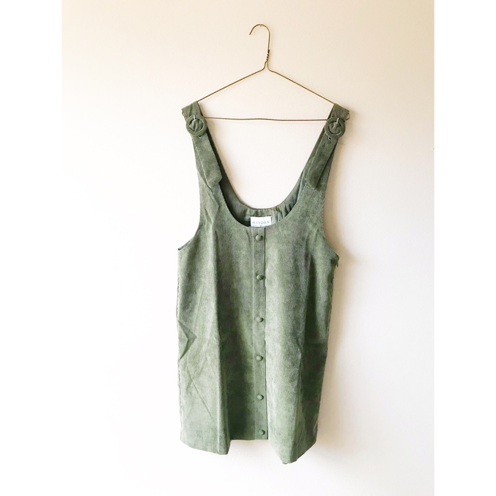 Overall Button Shift Dress